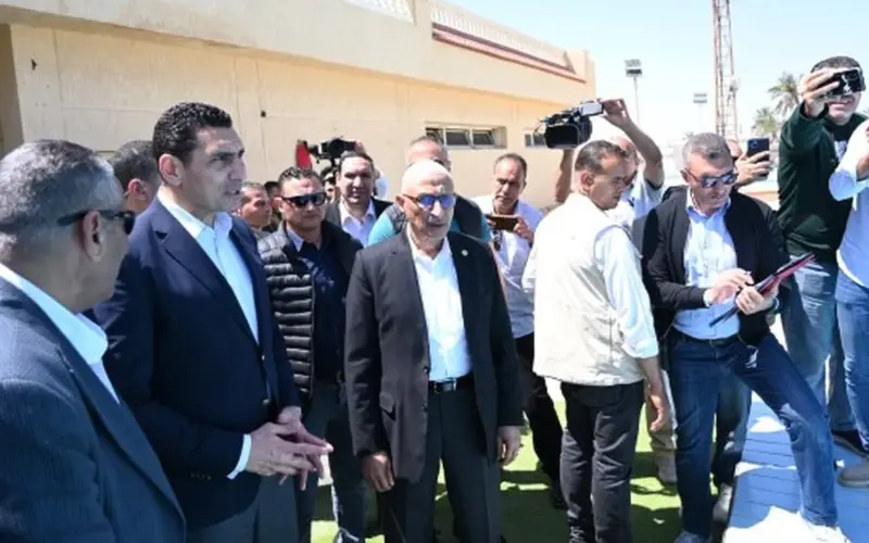 لبناء الإنسان المصري.. وزير الرياضة ومحافظ شمال سيناء يتابعان حمام السباحة الأوليمبي